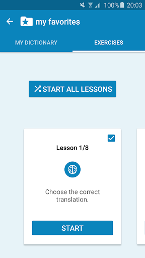 Catalan-English Dictionary Screen 3