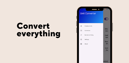 Android application Unit Converter screenshort