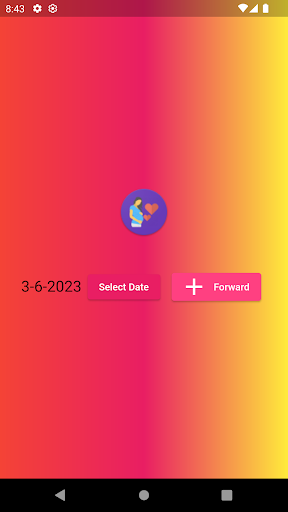 Android application Pregnancy Tracking screenshort