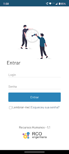 Android application RCO - Recursos Humanos screenshort