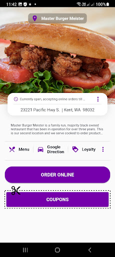 Master Burger Meister Screen 2