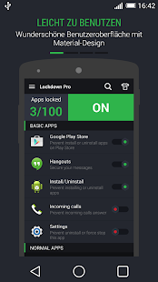 Lockdown Pro – App-Sperre Screenshot