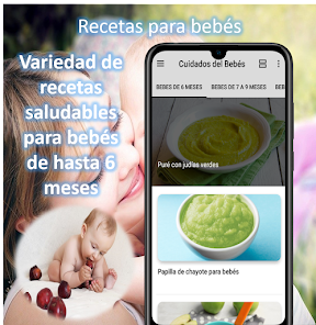 Cuidados, Recetas para Bebés - Aplicaciones en Google Play