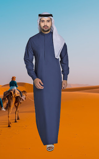 Arab man photo maker suit edit Screen 3
