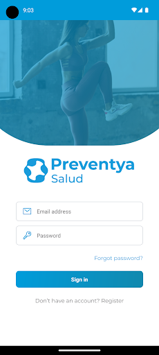 Android application Preventya Salud screenshort