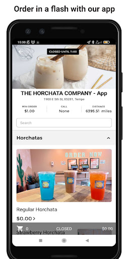 Android application The Horchata Company screenshort