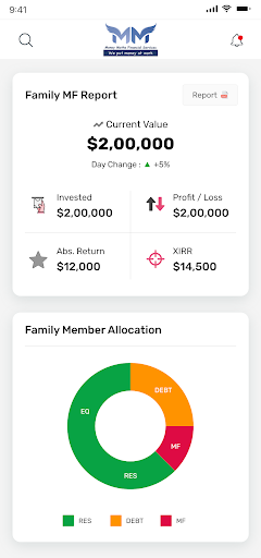 Android application Money Maths Financial Services screenshort