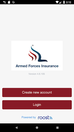 Android application Armed Forces Ins Protect screenshort