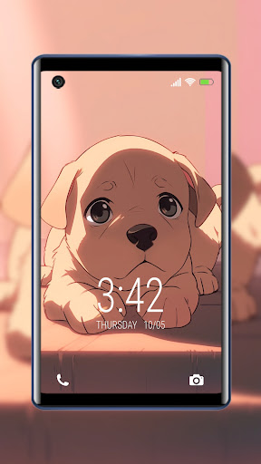 Anime Puppy Wallpaper Screen 3