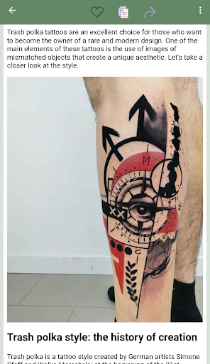 Android application Tattoo sketches screenshort