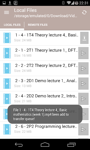 Android application Dropair - QPair Edition screenshort