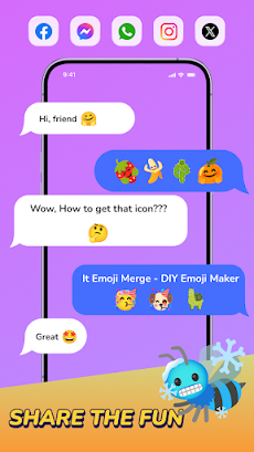 Emoji Merge - DIY Emoji Makerのおすすめ画像4