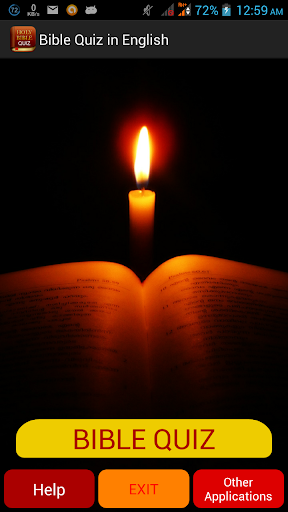 Android application Bible Quiz in English screenshort