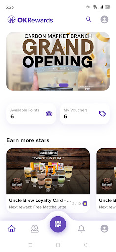 Android application OK Rewards screenshort