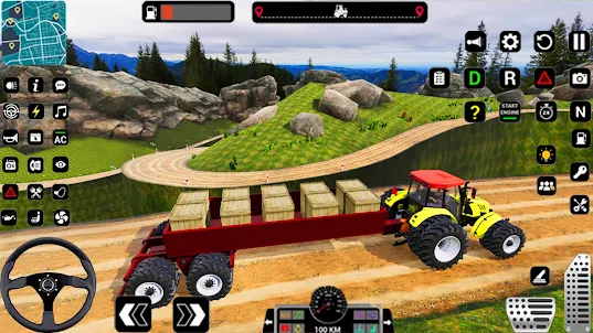拖拉機 手推車 貨物 模擬器 農業 2021 年遊戲
