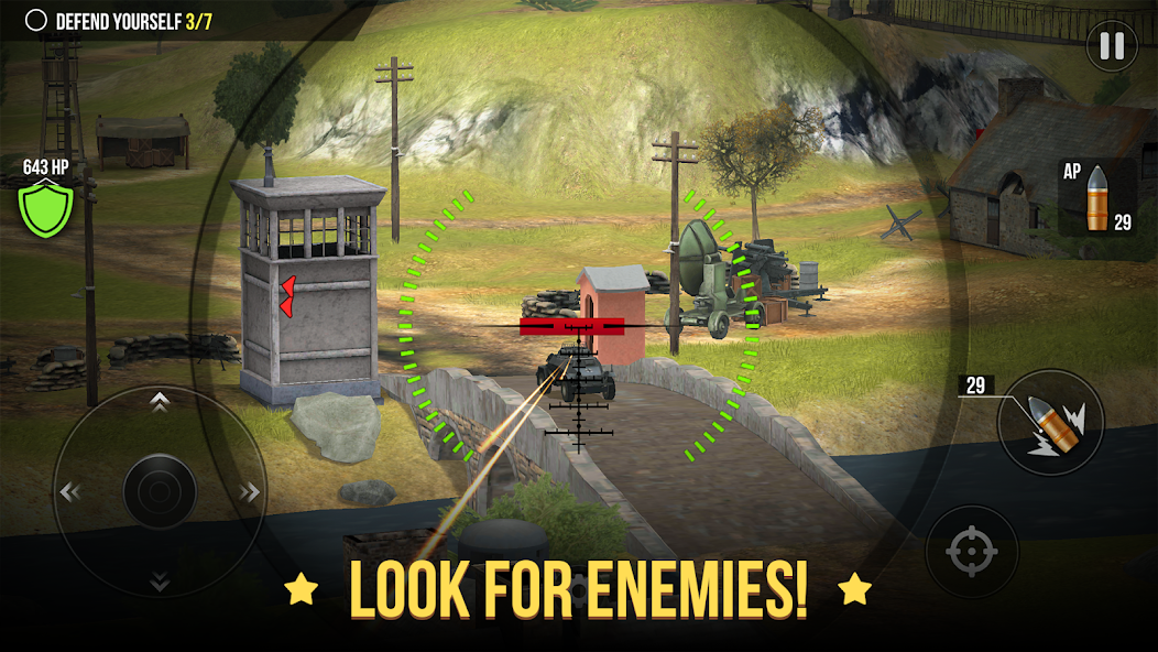 World of Artillery: Cannon 1.2.0 APK + Mod (Unlimited money) for Android