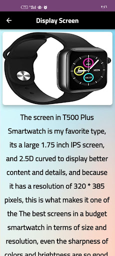 T500 Plus Smart Watch guide Screen 2