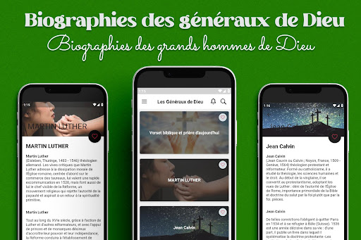 Android application Les Généraux de Dieu screenshort