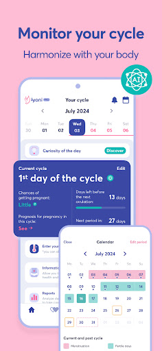 iYoni: Track Fertility & Cycle Screenshot 2 - AppWisp.com