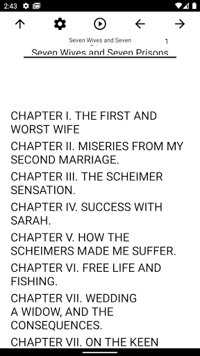 Android application Book, Seven Wives and Seven Pr screenshort