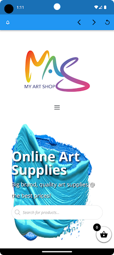 Android application My Art Shop screenshort