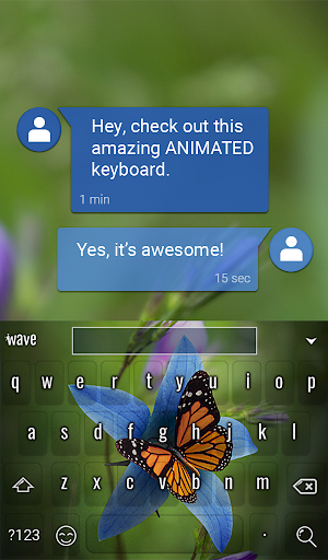 Butterfly Live Wallpaper Theme Screen 3
