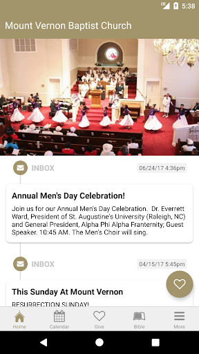 Mount Vernon Baptist Church Screen 2