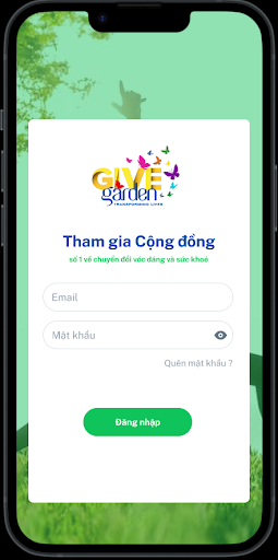 Android application Give Garden screenshort