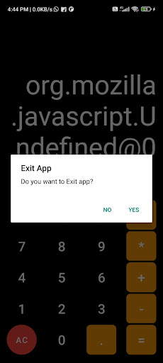 Android application Calculator screenshort