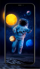 Captura de Pantalla 6 Fondos Astronautas android