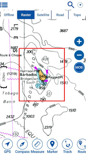 Barbados Offline GPS Charts