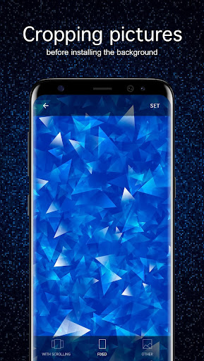 Screenshot of Blue Wallpapers PRO