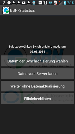 Android application BBN Statistics screenshort
