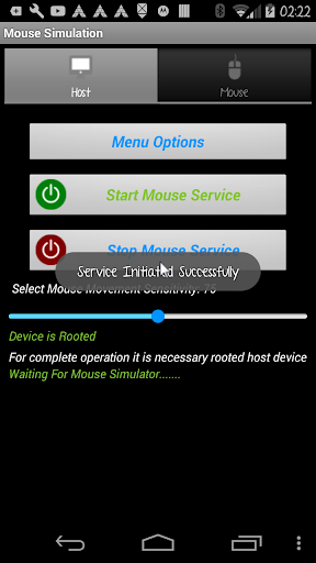 Mouse Demo Simulation Bluetoot