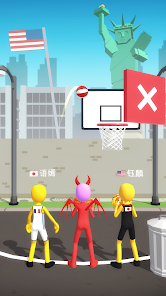 Captura de Pantalla 2 Five Hoops - Basketball Game android