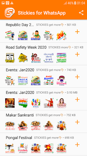 STICKIES WAStickerApps Screen 2