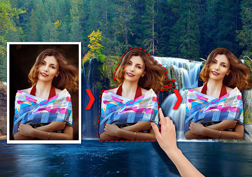 Screenshot of Waterfall Photo Frames