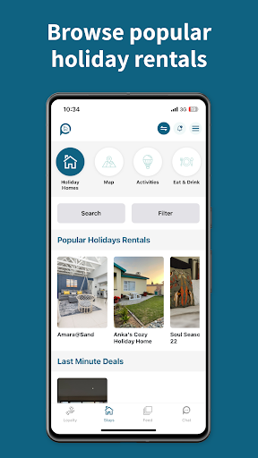 Screenshot of PerfectStay Holiday Rentals