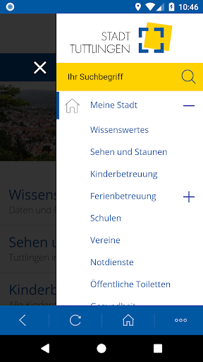 Tuttlingen City App Screen 2