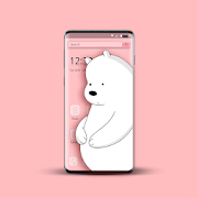 Gorgeous Ice Bear  Theme  Icon