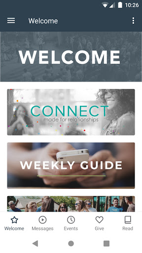 Android application New Hope FBC screenshort