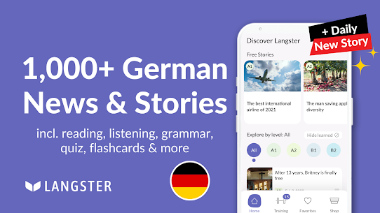 Learn Languages with Langster MOD APK (Premium Unlocked) 2