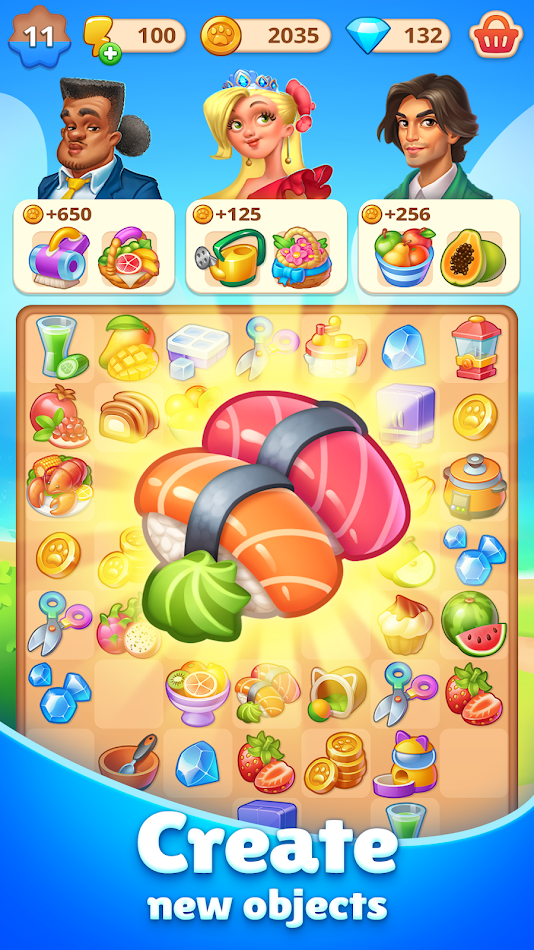 #7. Happy Town: Merge Adventure (Android) Podle: Geeky House