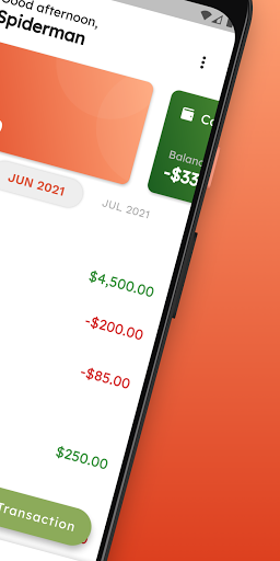 myMoney - Expense Tracker Screen 2