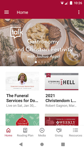 Android application Church of the Redeemer App screenshort