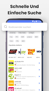FM Radio APP Tunein Radio DE Screenshot