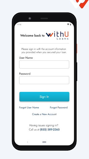 WithU Loans Screen 2