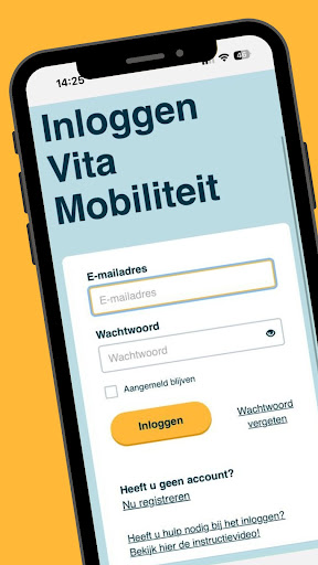 Android application Vita Mobiliteit screenshort