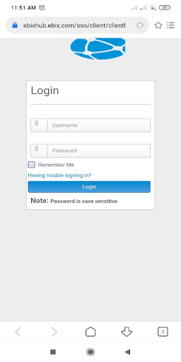 Ebix iConnect Screen 2