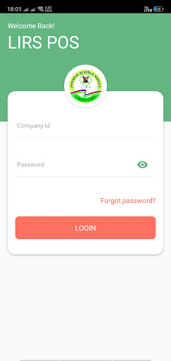 Android application LIRS POS screenshort